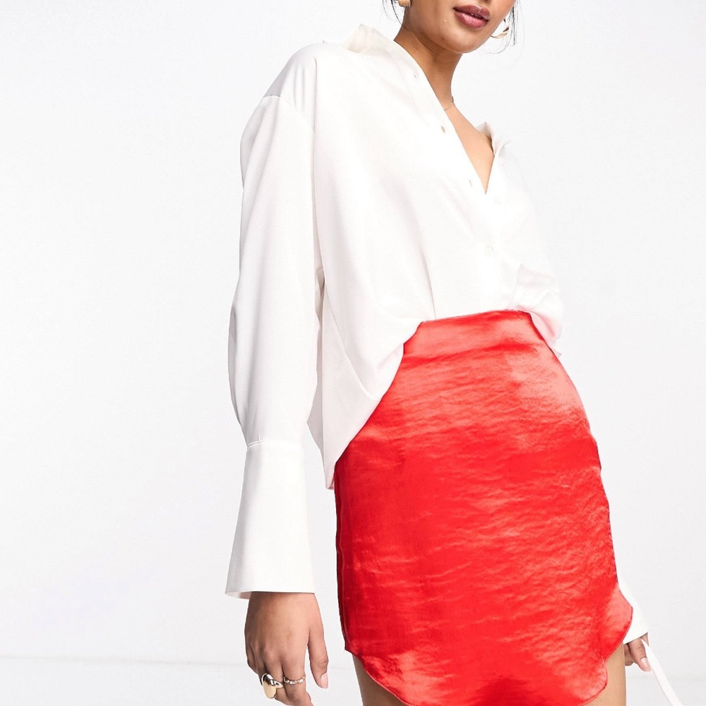 NWT ASOS Red Mini - Picture 2 of 2
